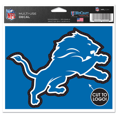Detroit Lions 4 1/2" Multi Use Decal