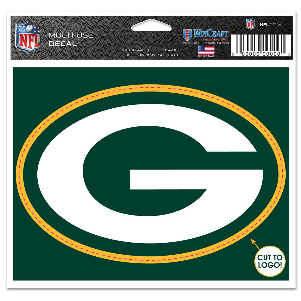 Green Bay Packers 4 1/2' Multi Use Decal – Fan Treasures