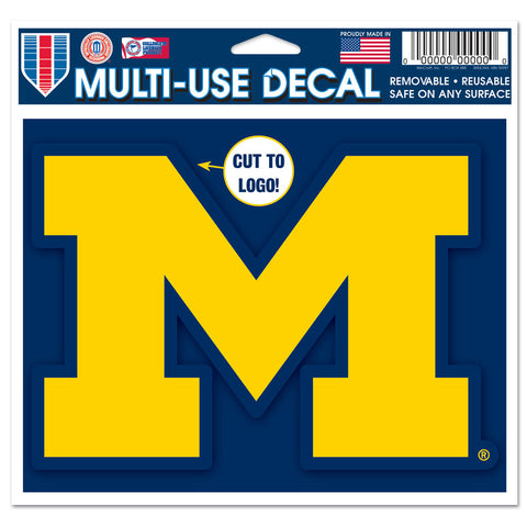 Michigan Wolverines 4 1/2" Multi Use Decal