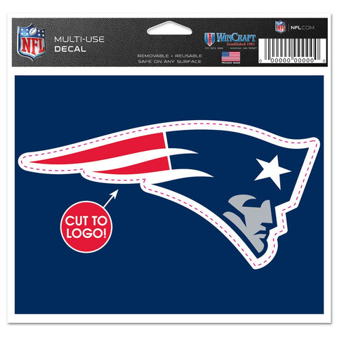 New England Patriots 4 1/2" Multi Use Decal