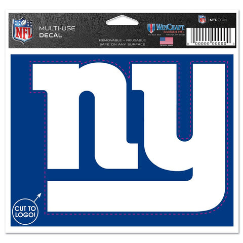 New York Giants 4 1/2" Multi Use Decal