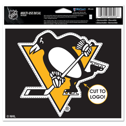 Pittsburgh Penguins 4 1/2" Multi Use Decal