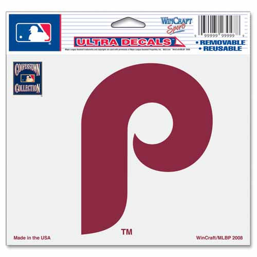 Philadelphia Phillies Retro 4 1/2" Ultra Decal