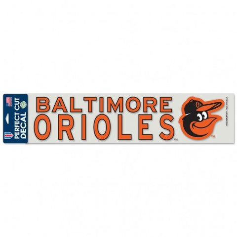 Baltimore Orioles 4"x17" Decal Color