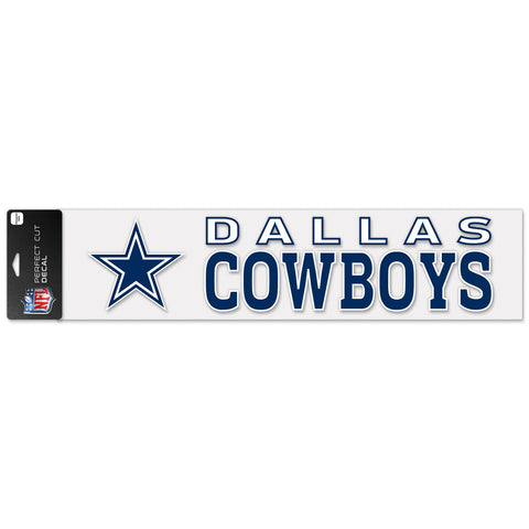 Dallas Cowboys 4"x17" Decal Color