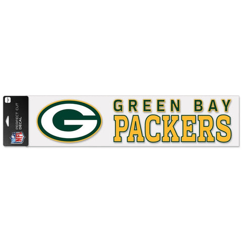 Green Bay Packers 4"x17" Decal Color