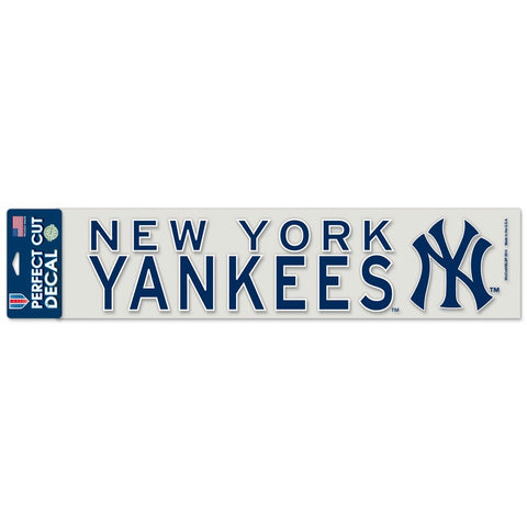 New York Yankees 4"x17" Decal Color