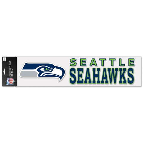 Seattle Seahawks 4"x17" Decal Color