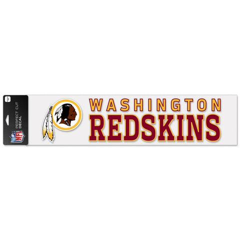Washington Redskins 4"x17" Decal Color