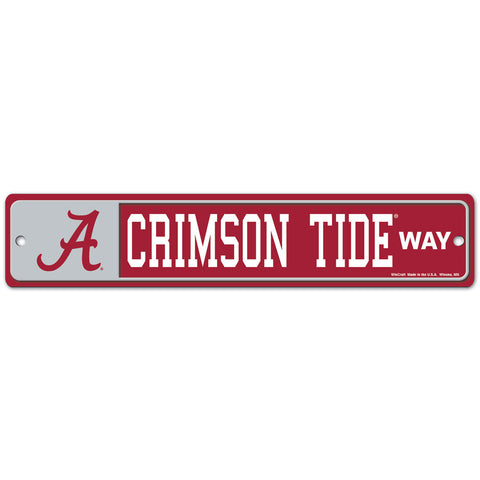 Alabama Crimson Tide 4" x 19" Street Sign