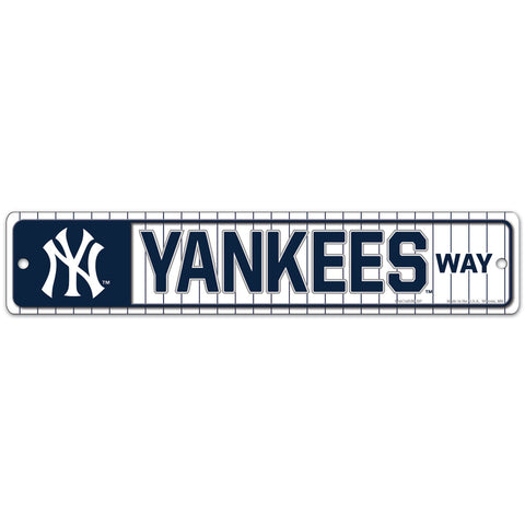 New York Yankees 4" x 19" Street Sign