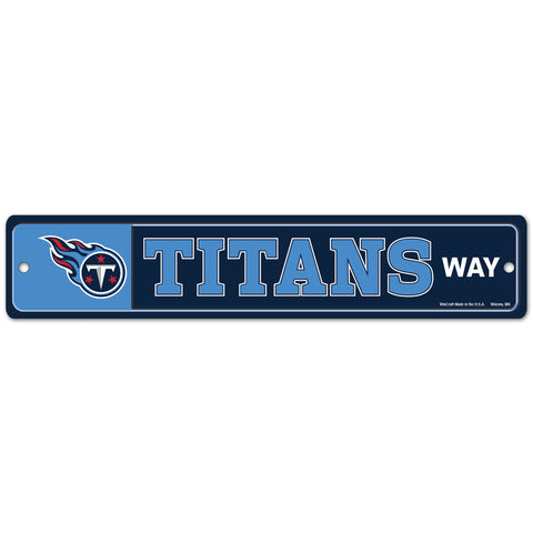 Tennessee Titans 4" X 19" Street Sign