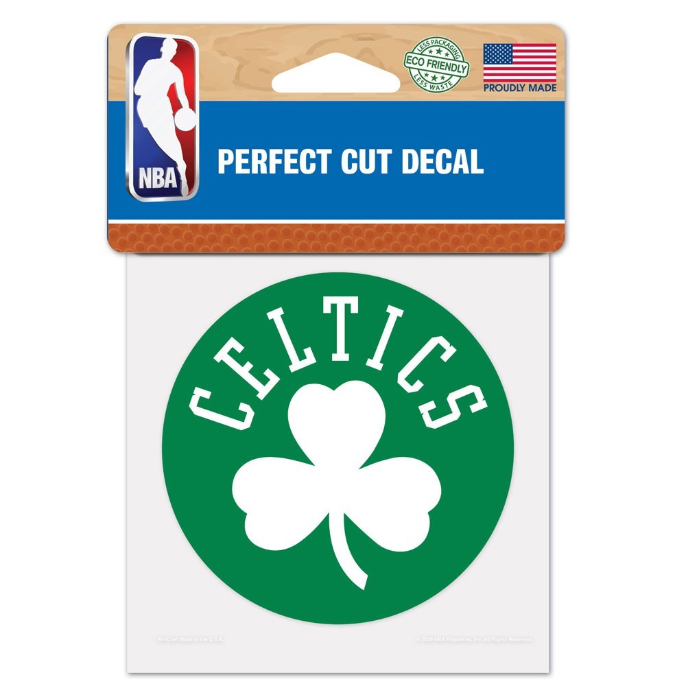 Boston Celtics 4"x4" DieCut Decal Logo