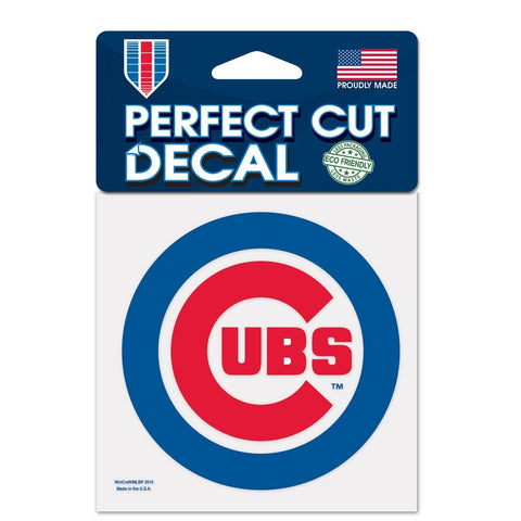 Chicago Cubs 4" x 4" Logo Decal