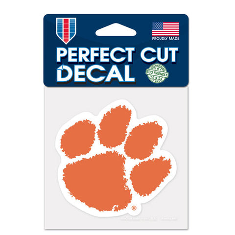 Clemson Tigers 4" x 4" DieCut Decal Logo