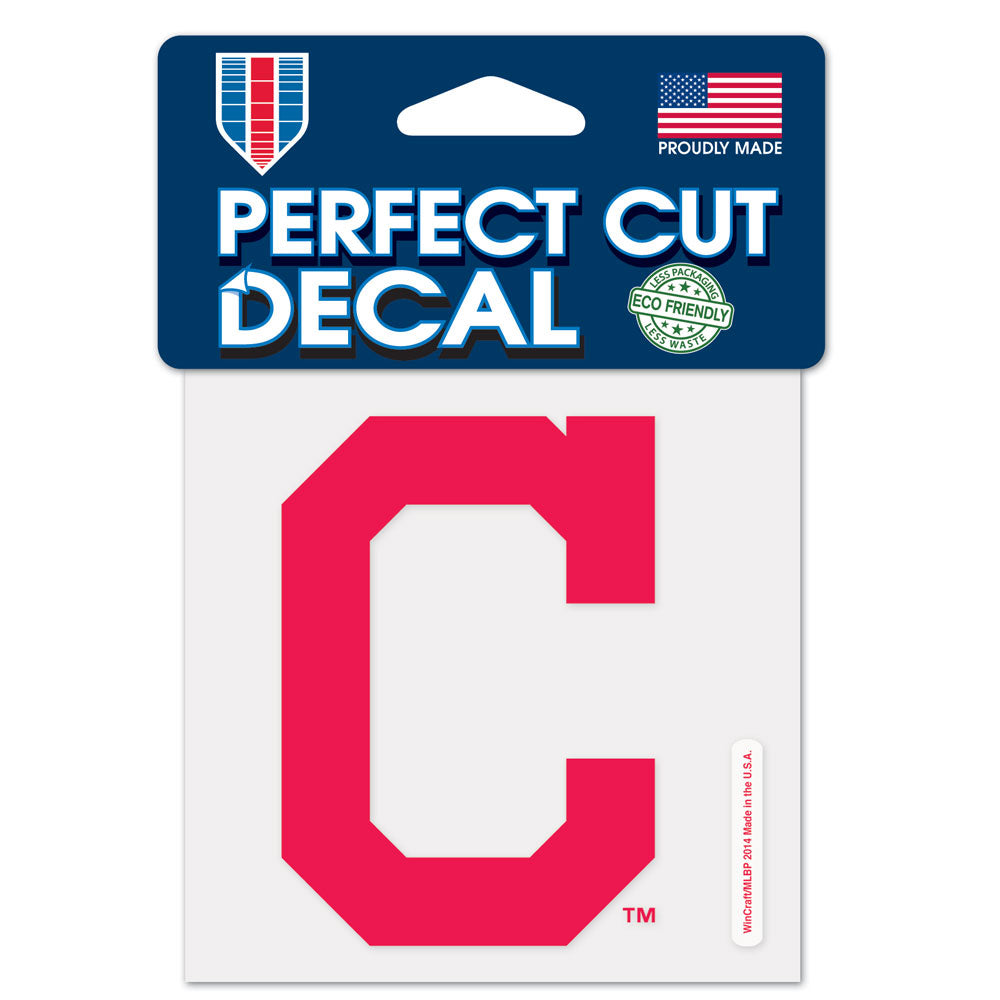 Cleveland Guardians 4" x 4" Logo Decal