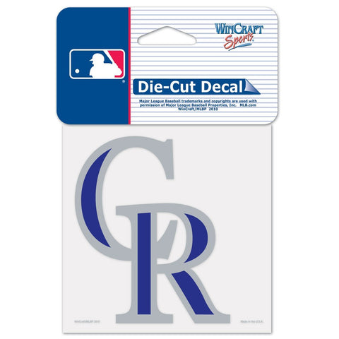 Colorado Rockies 4" x 4" Logo Decal