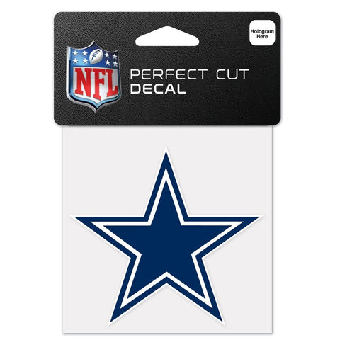 Dallas Cowboys 4"x4" DieCut Decal Logo