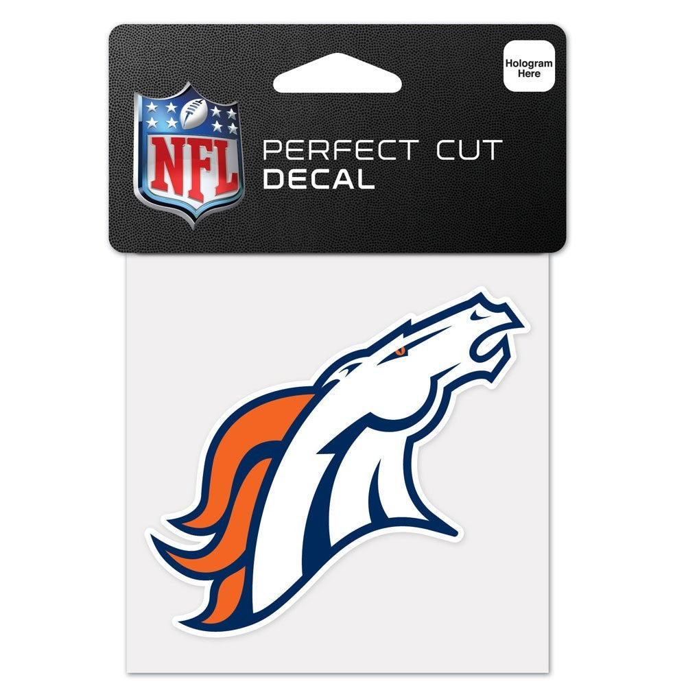 Denver Broncos Retro 4"x4" DieCut Decal Logo