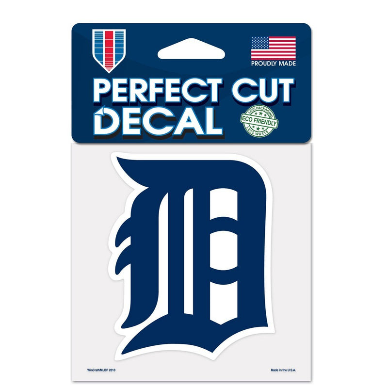 Detroit Tigers D (Orange) Precision Cut Decal / Sticker