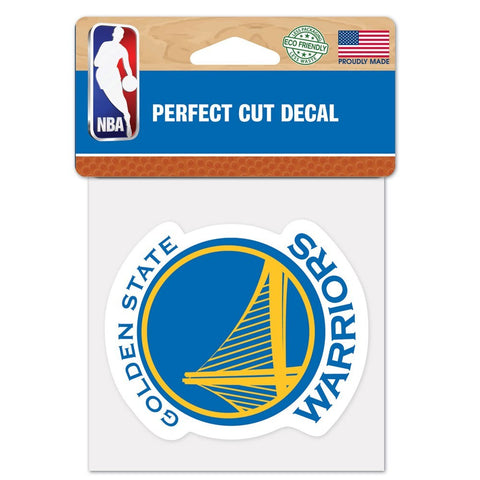 Golden State Warriors 4"x4" DieCut Decal Logo