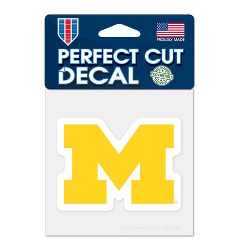 Michigan Wolverines 4"x4" DieCut Decal Logo
