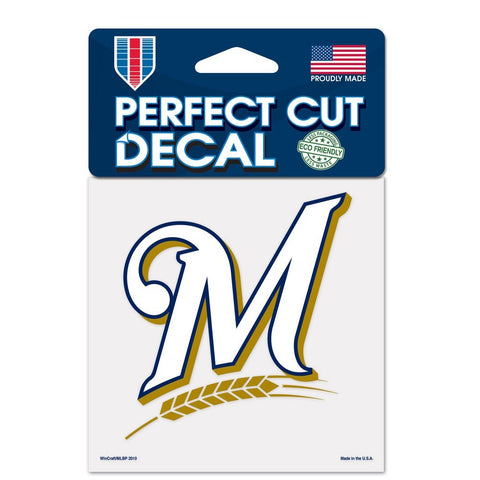 Milwaukee Brewers 4" x 4" Logo Decal