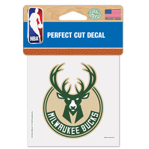Milwaukee Bucks 4" x 4" DieCut Decal Logo