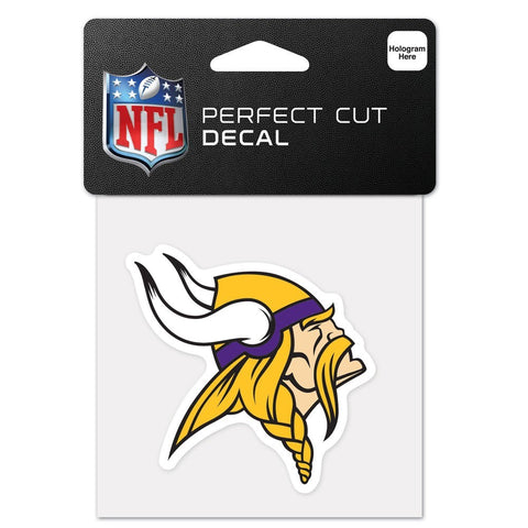 Minnesota Vikings 4"x4" DieCut Decal Logo