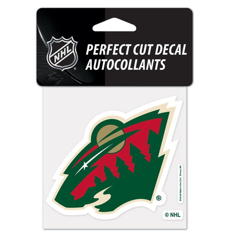 Minnesota Wild 4" x 4" Logo Decal