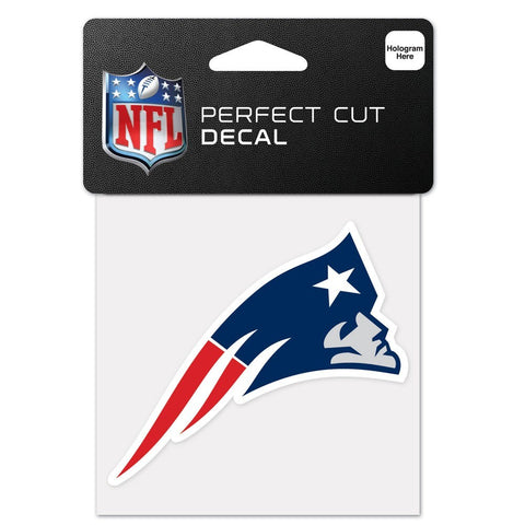 New England Patriots 4"x4" DieCut Decal Logo