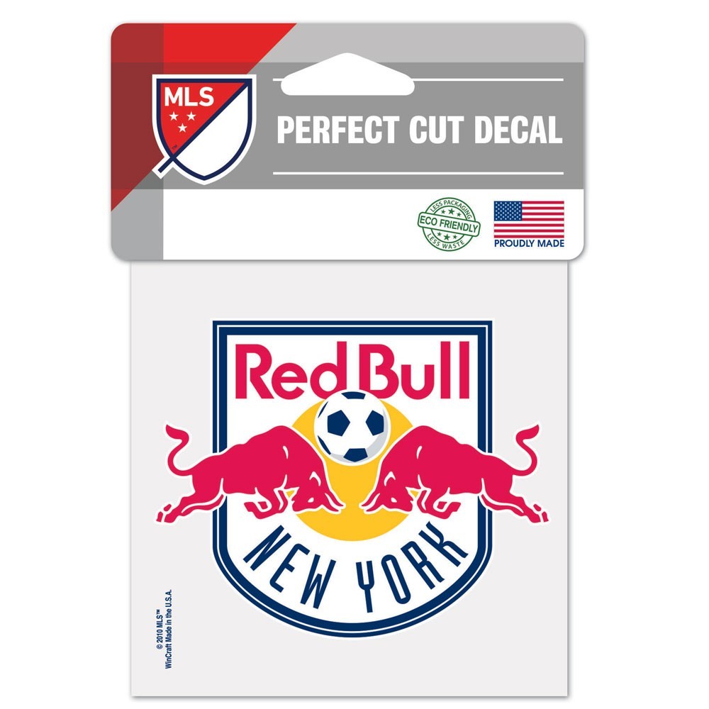 New York Red Bulls 4" x 4" Logo Decal