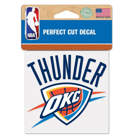 Oklahoma City Thunder 4" x 4" Logo Decal