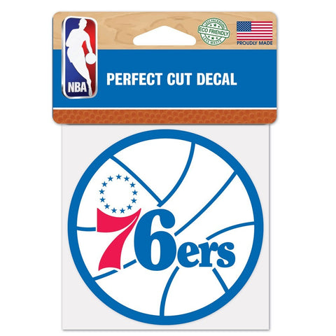 Philadelphia 76ers 4" x 4" Logo Decal