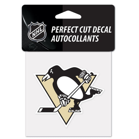 Pittsburgh Penguins 4"x4" DieCut Decal Logo
