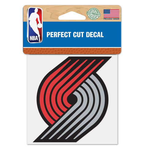 Portland Trail Blazers 4"x4" DieCut Decal Logo