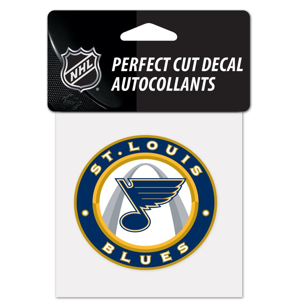 St Louis Blues 4" x 4" Logo Decal