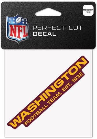 Washington Commanders 4" x 4" Logo Decal