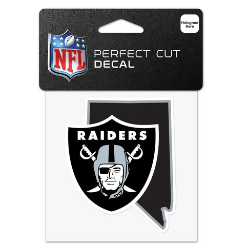 Las Vegas Raiders 4" x 4" State Logo DieCut Decal