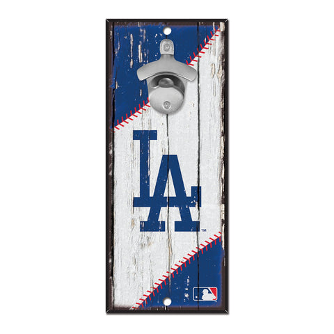 Los Angeles Dodgers 5" x 11" Bottle Opener Wall Sign