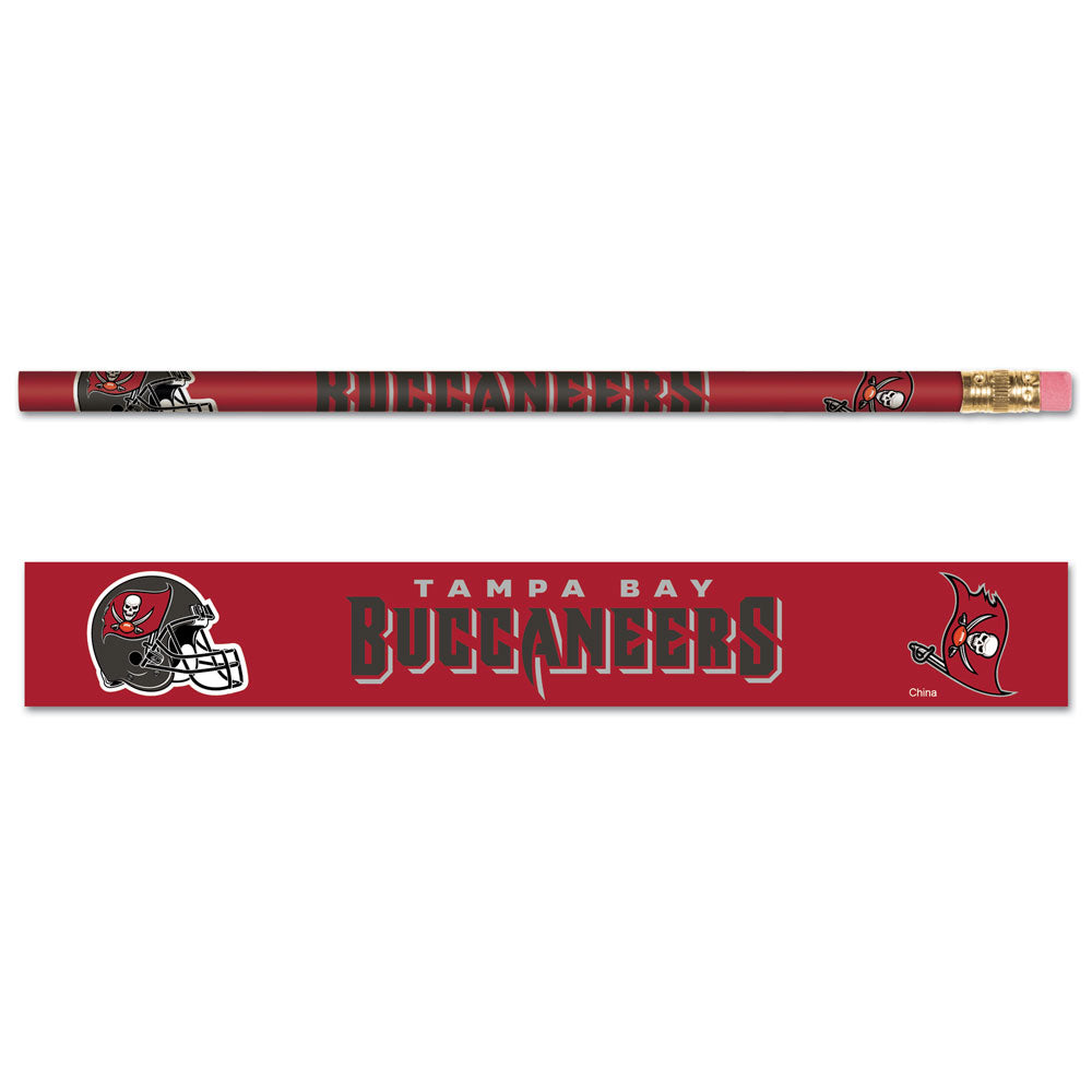 Tampa Bay Buccaneers 6 Pack Pencils