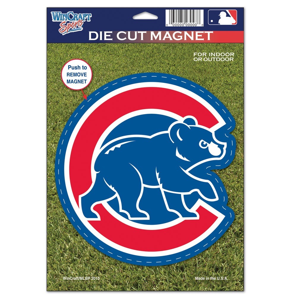 Chicago Cubs 8" Die Cut Magnet