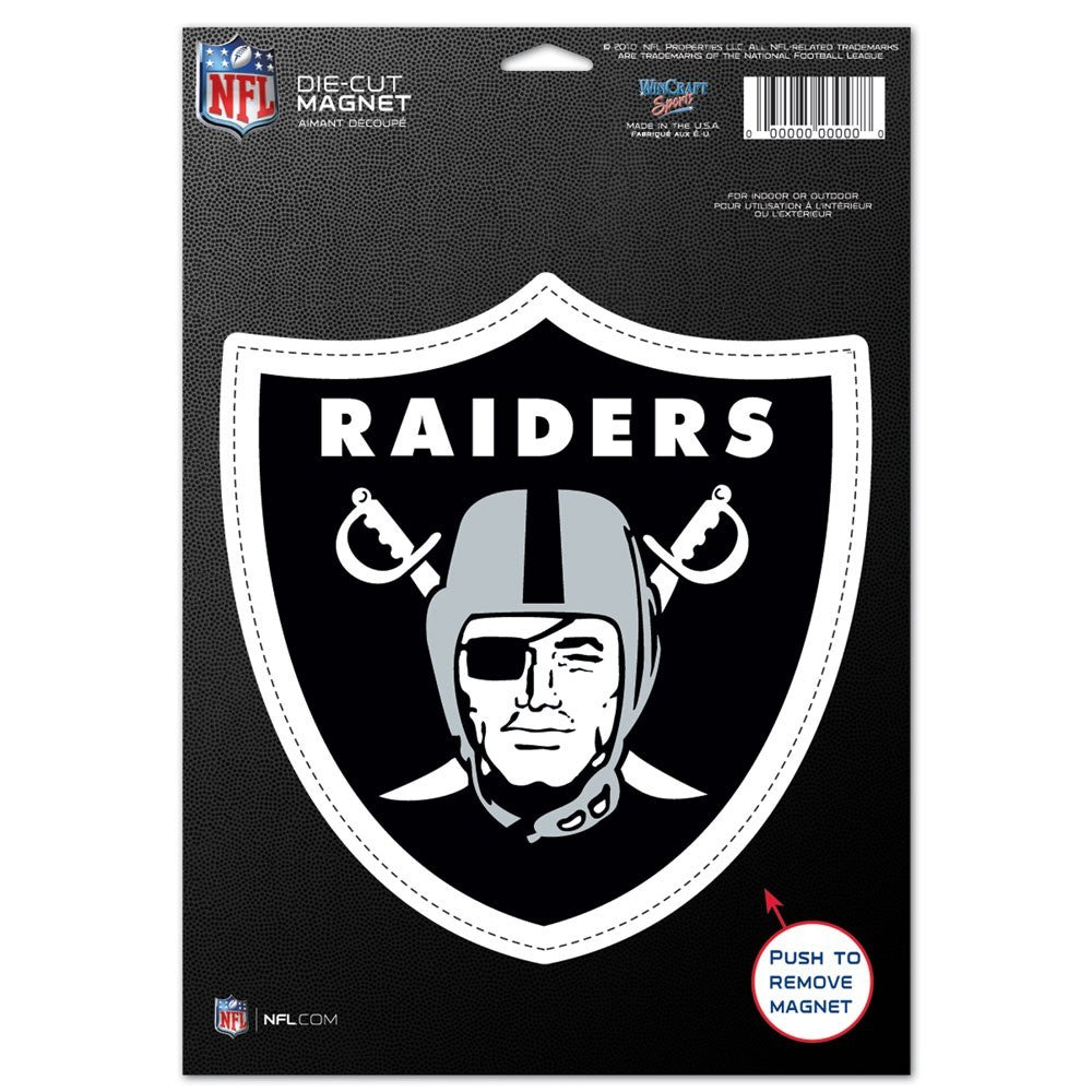 Las Vegas Raiders 8" Die Cut Magnet