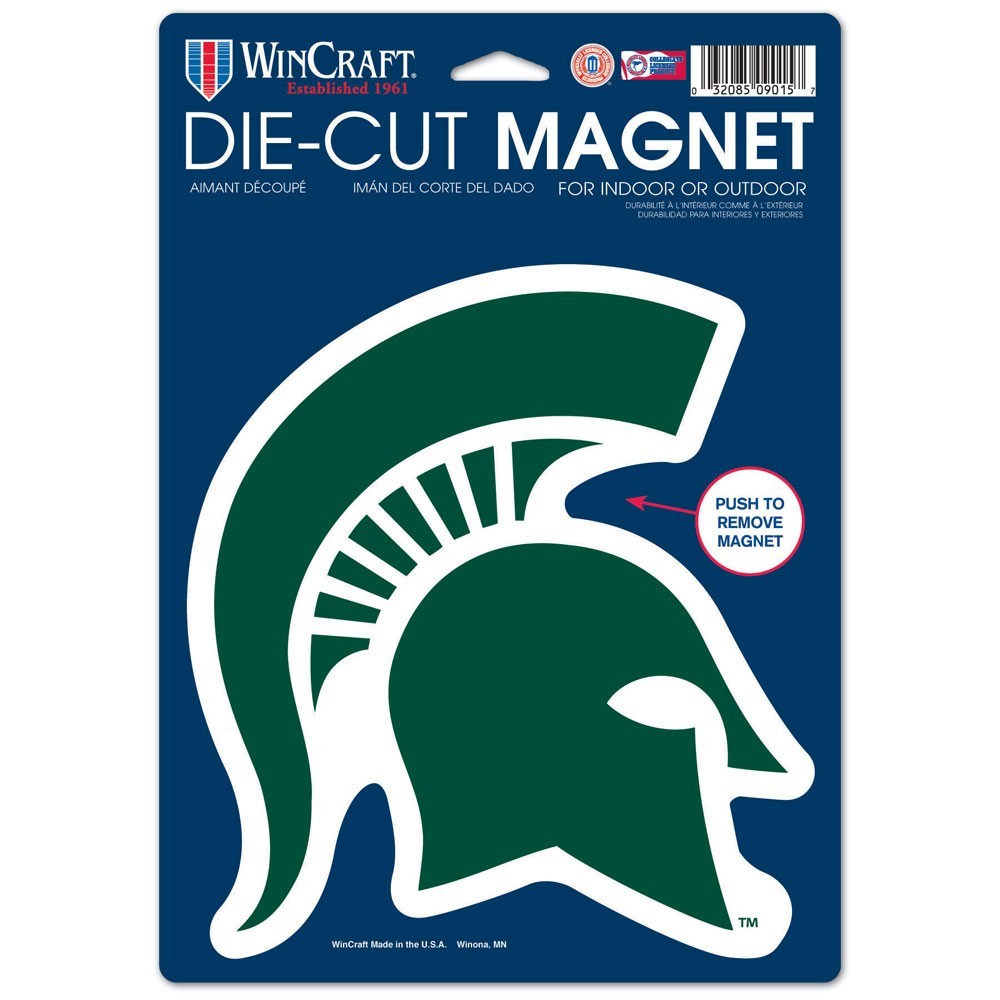 Michigan State Spartans 8" Die Cut Magnet