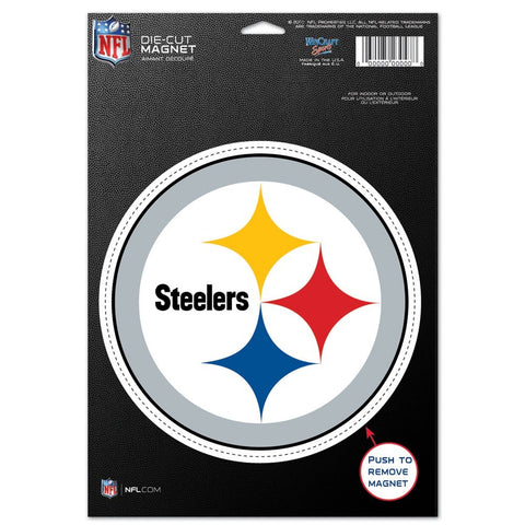 Pittsburgh Steelers 8" Die Cut Magnet