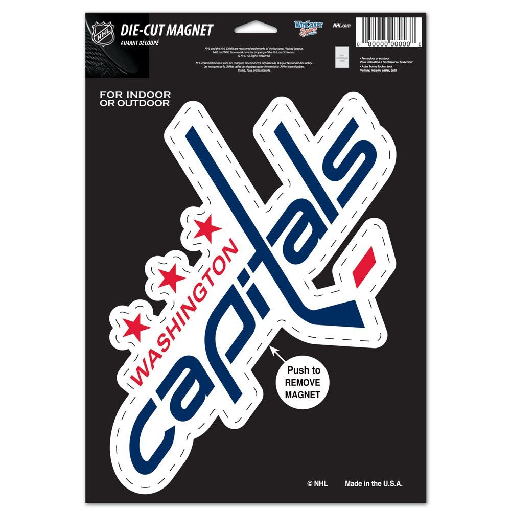Washington Capitals 8" Die Cut Magnet