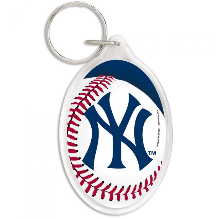 New York Yankees Acrylic Oval Keychain