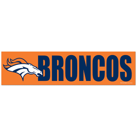 Denver Broncos Bumper Sticker