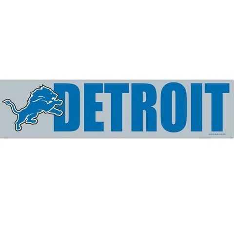 Detroit Lions Bumper Sticker