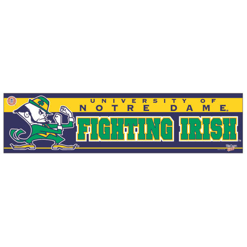 Notre Dame Bumper Sticker